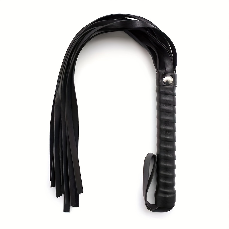 Faux Leather Flogger Whip for Adult Play
